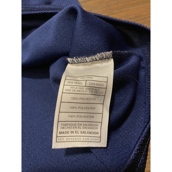 MLS Nike Men’s Tampa Bay Mutiny Soccer Jersey XL Blue 1990’S Vintage White Tag - Picture 5 of 9